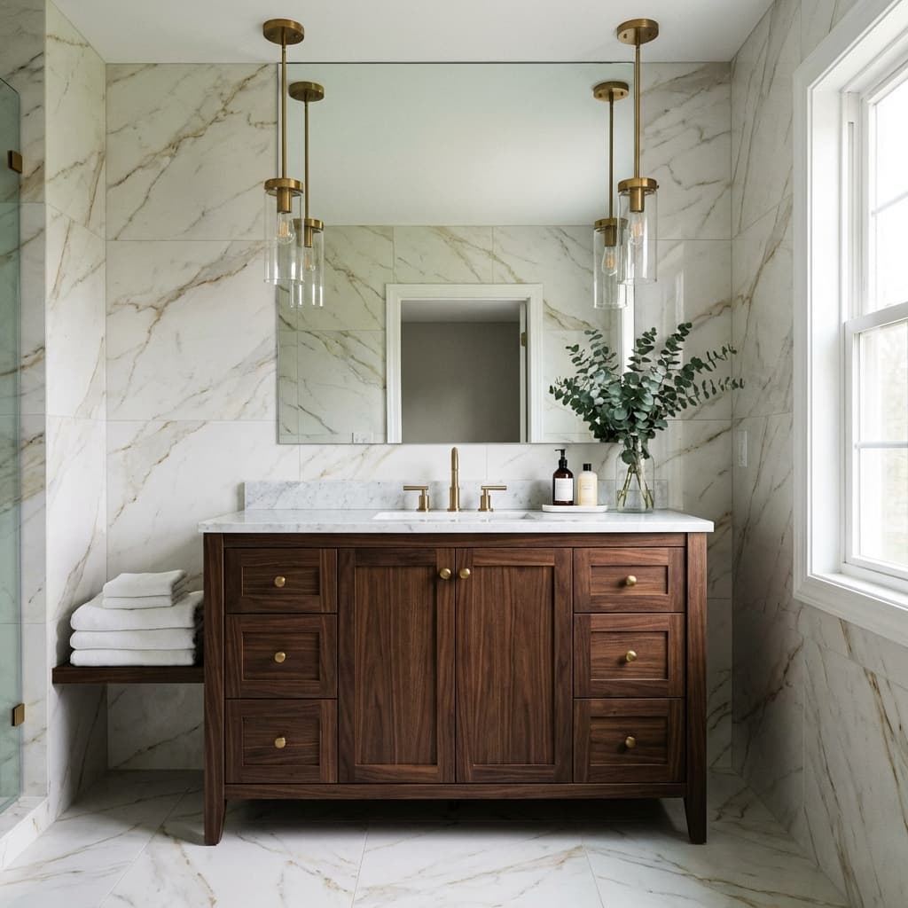 Elegant Guest Bathroom - After